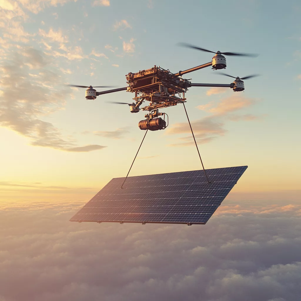 drone carrying panel