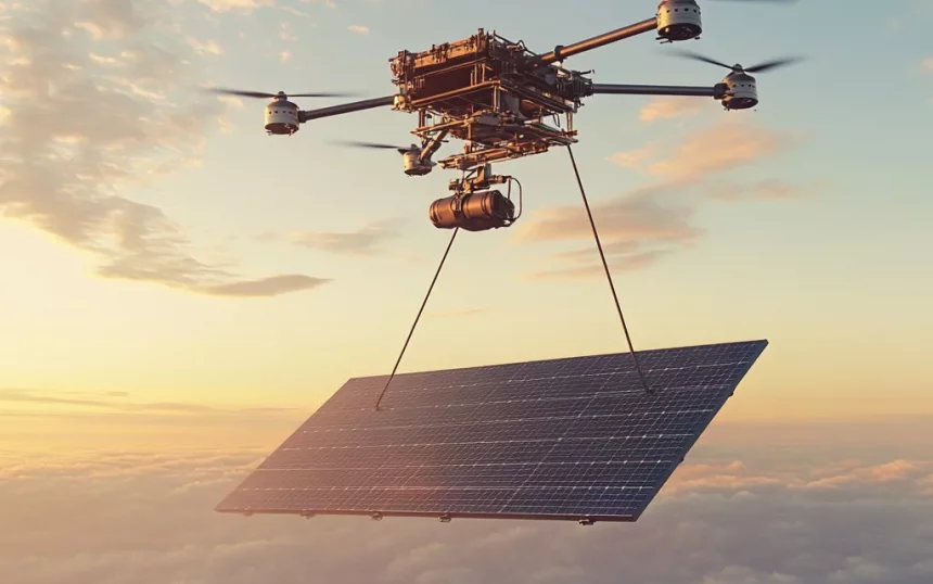 drone carrying panel