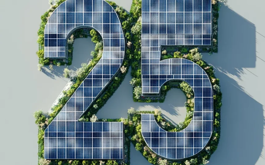 25 of solar panels