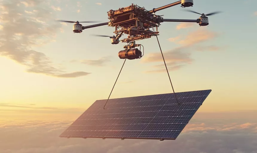 drone carrying panel