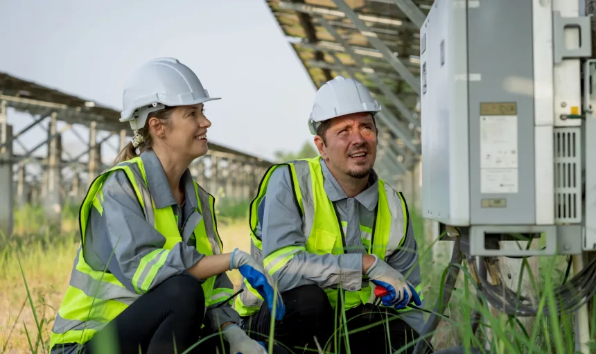 Solar panel maintenance service